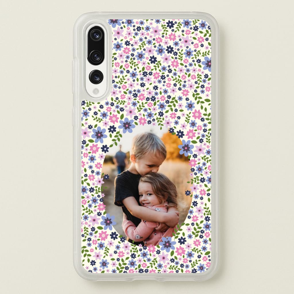 Detailed Flower Pattern - Personalised Mother's Day - Mother's Day Phone Case for Huawei P20 Pro