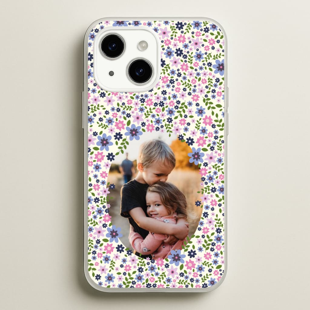 Detailed Flower Pattern - Personalised Mother's Day - Mother's Day Phone Case for iPhone 15
