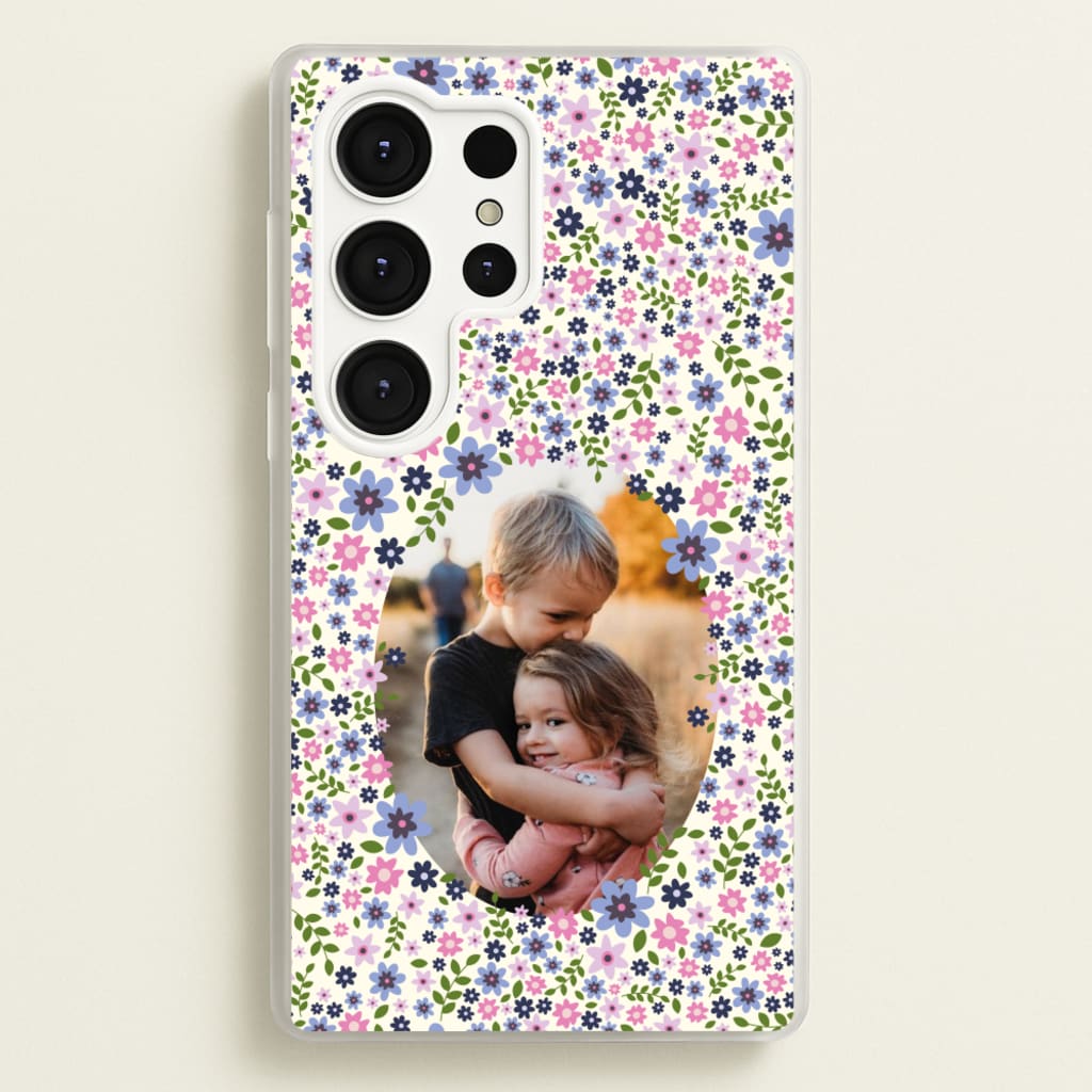 Detailed Flower Pattern - Personalised Mother's Day - Mother's Day Phone Case for Galaxy S25 Ultra