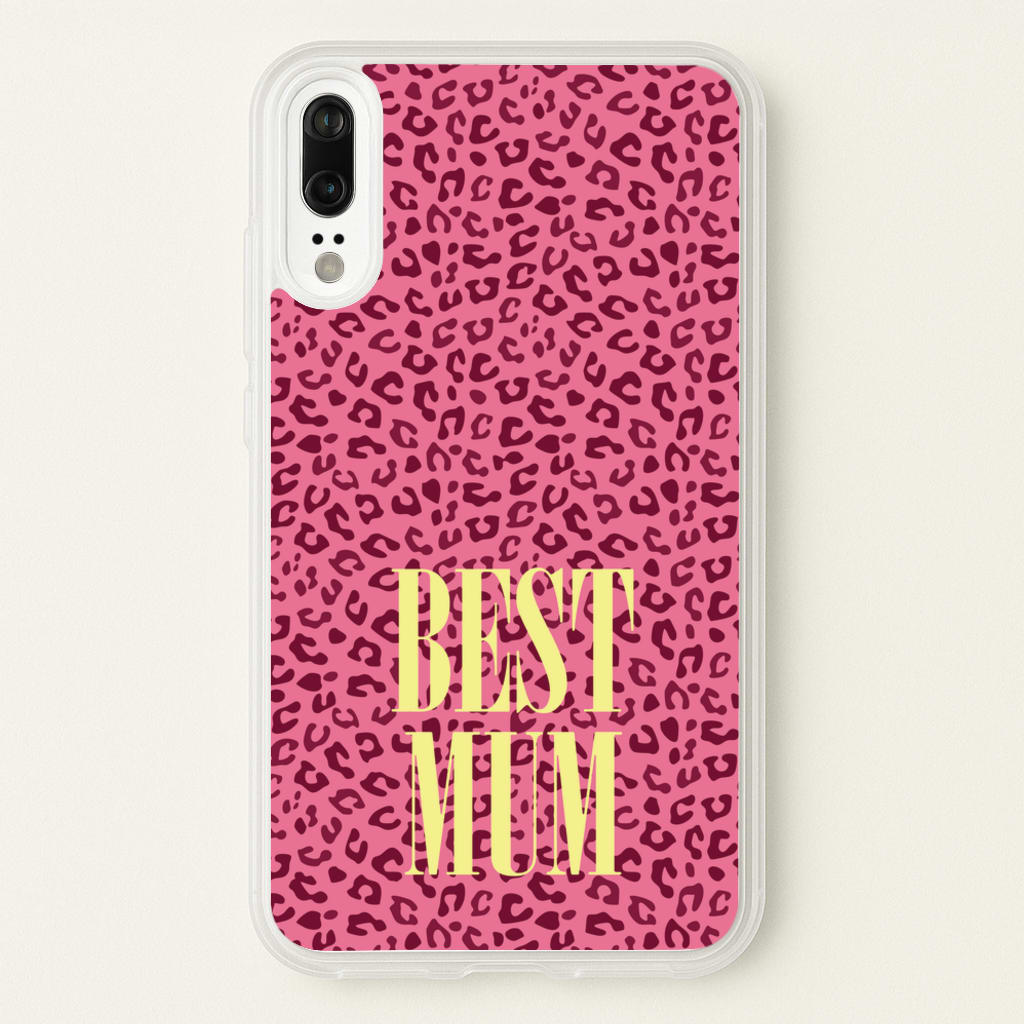 Best Mum Leopard Print - Mother's Day Phone Case for Huawei P20