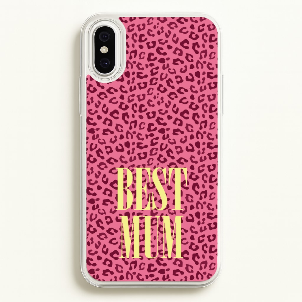 Best Mum Leopard Print - Mother's Day Phone Case for iPhone XS Max