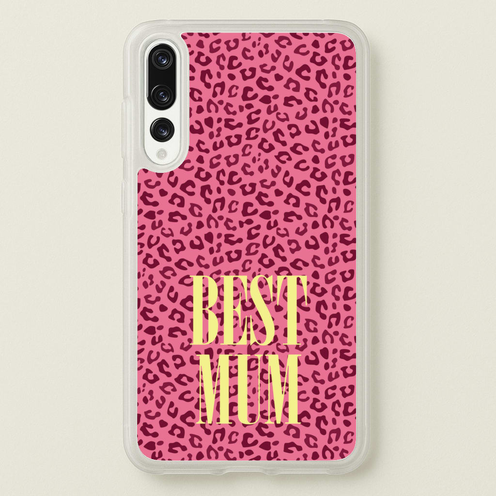Best Mum Leopard Print - Mother's Day Phone Case for Huawei P20 Pro