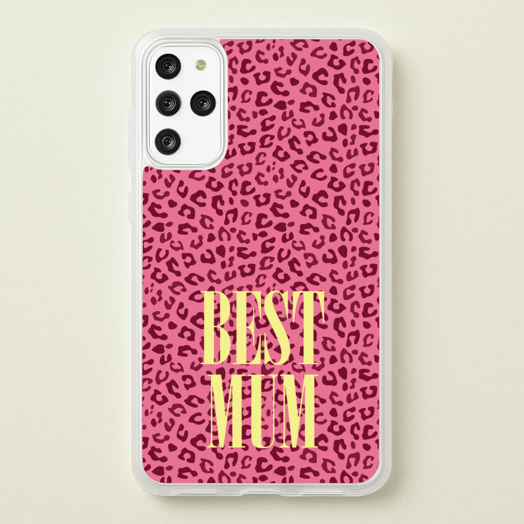 Best Mum Leopard Print - Mother's Day Phone Case for Galaxy S20 Plus