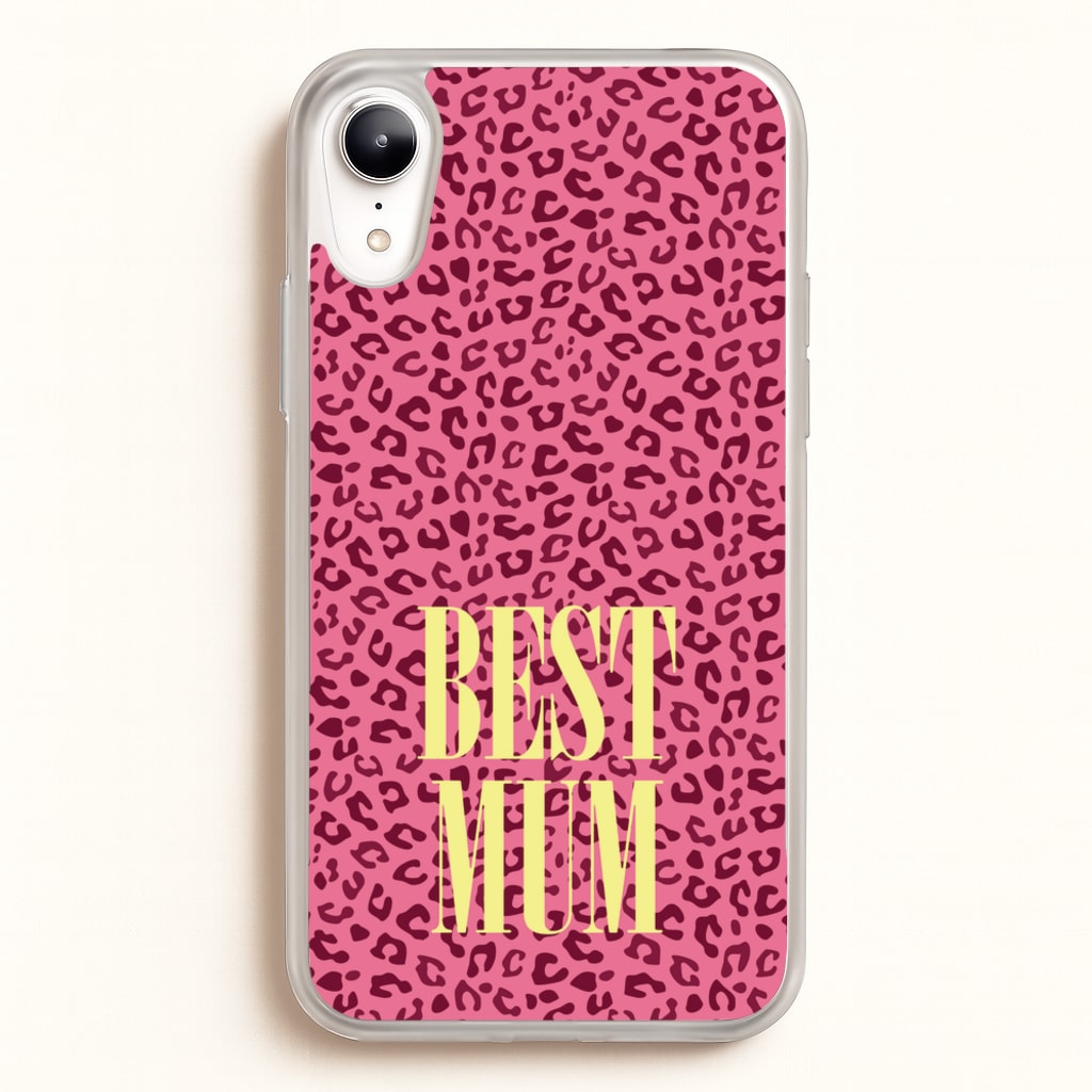 Best Mum Leopard Print - Mother's Day Phone Case for iPhone XR