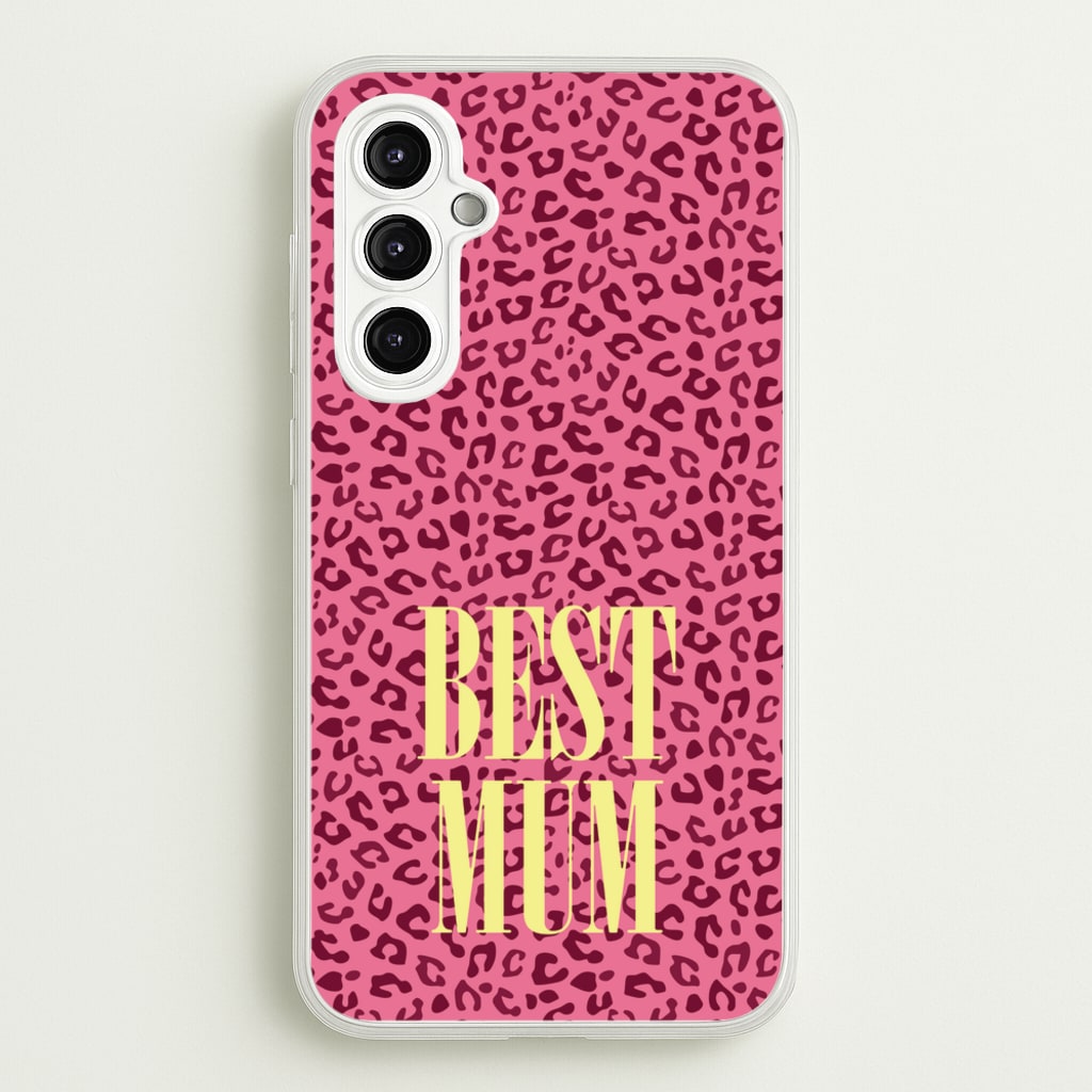 Best Mum Leopard Print - Mother's Day Phone Case for Galaxy A14