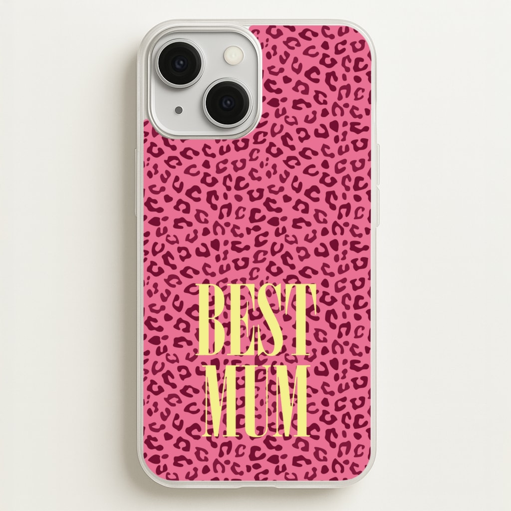 Best Mum Leopard Print - Mother's Day Phone Case for iPhone 13 Mini