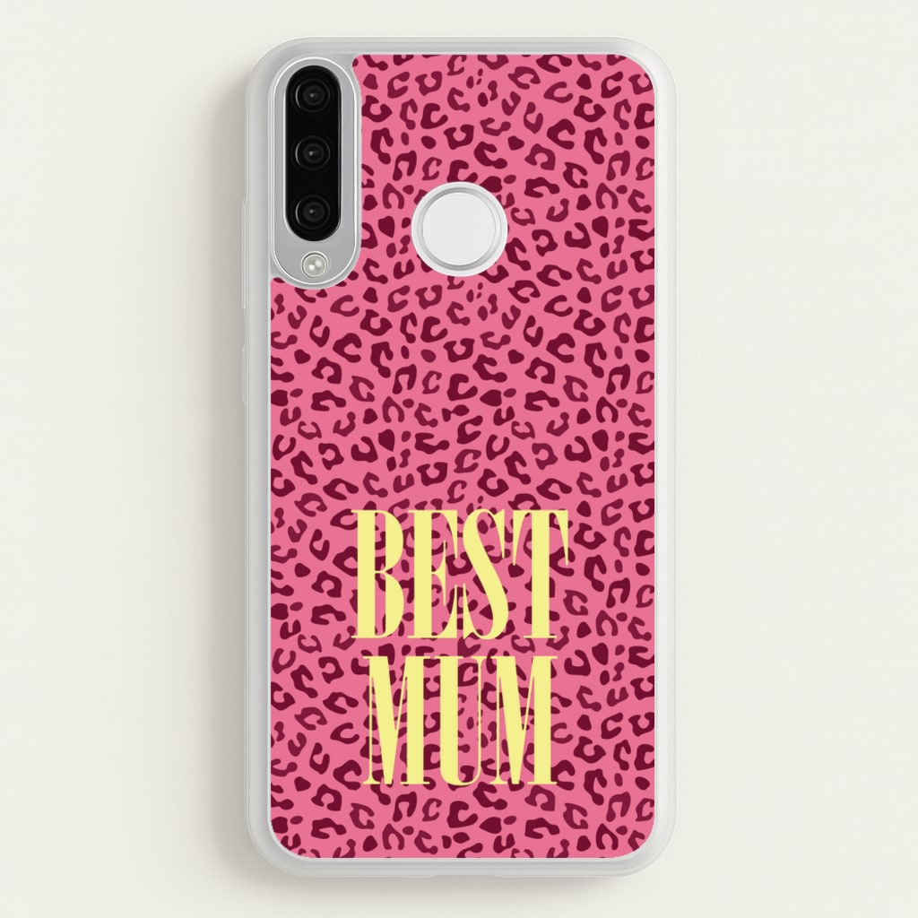 Best Mum Leopard Print - Mother's Day Phone Case for Huawei P30 Lite