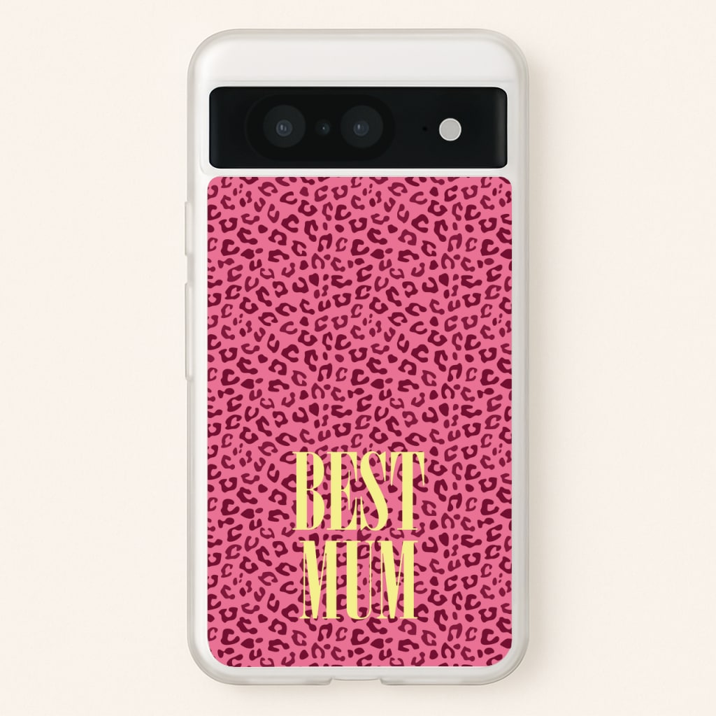 Best Mum Leopard Print - Mother's Day Phone Case for Google Pixel 8