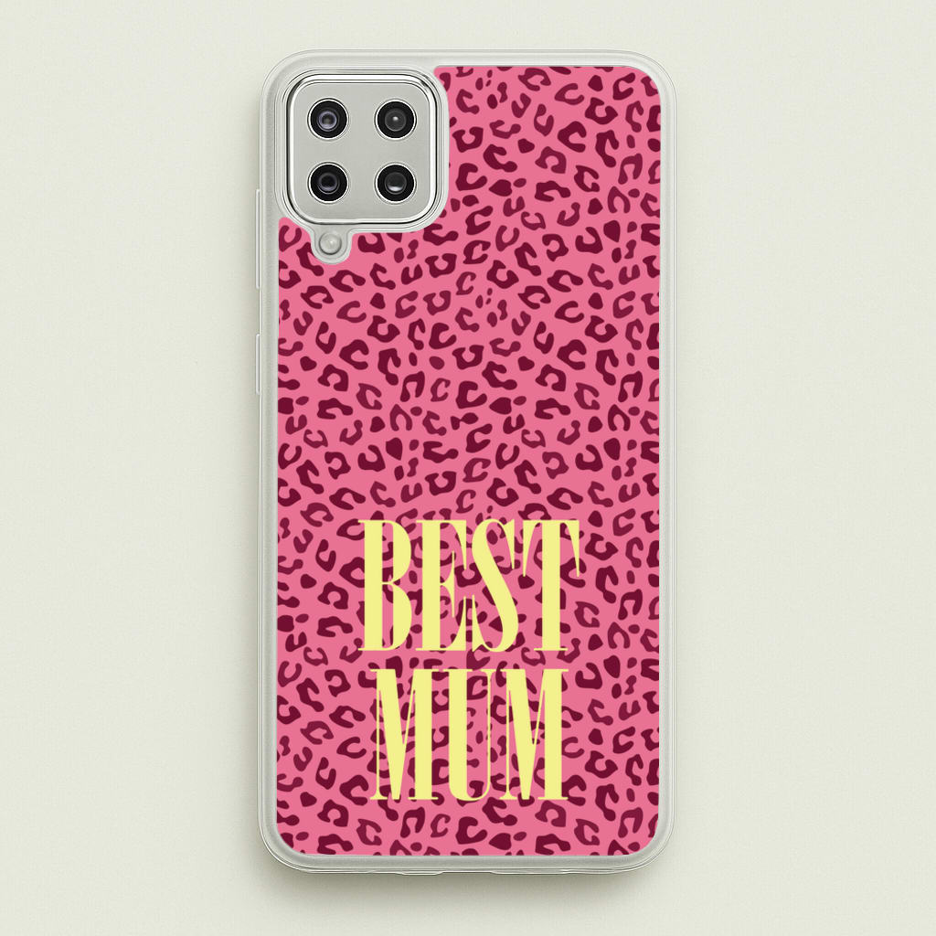 Best Mum Leopard Print - Mother's Day Phone Case for Galaxy A12
