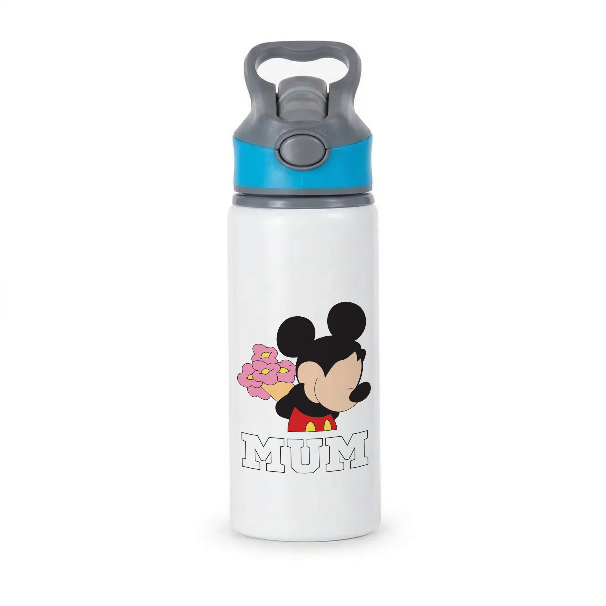 Mouse Mum Active Water Bottle - Blue