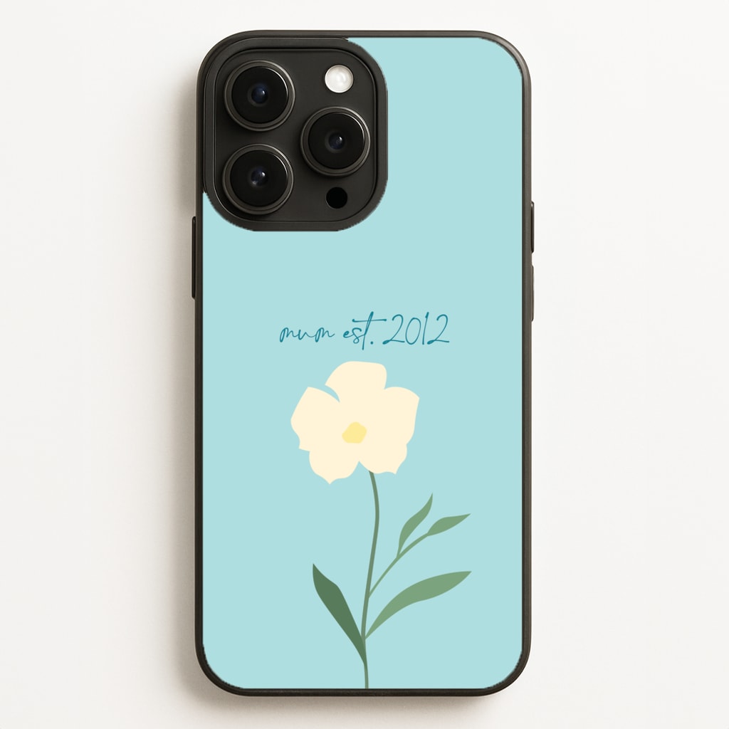 Baby Blue Mum Est - Mother's Day Phone Case for iPhone 16 Pro Max