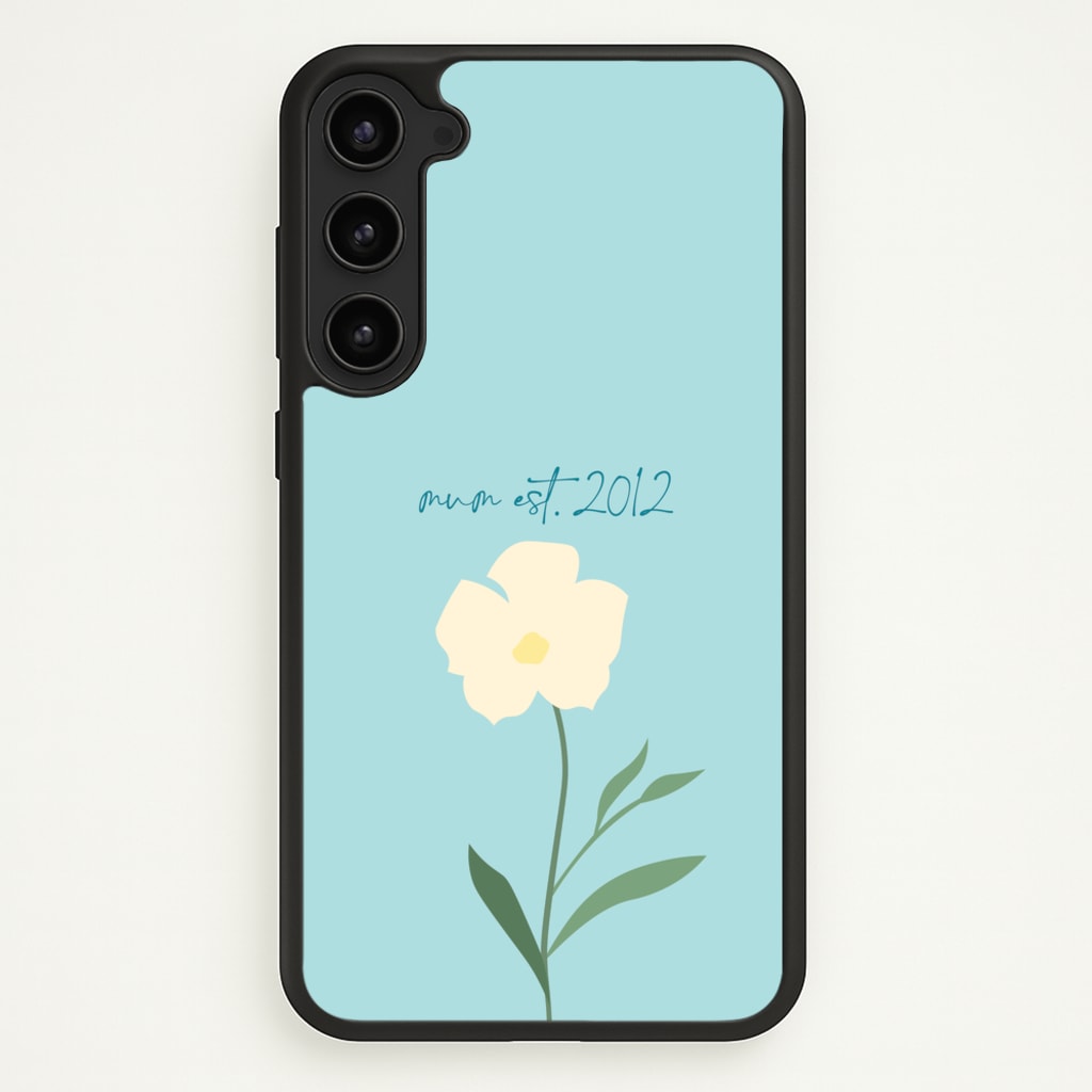 Baby Blue Mum Est - Mother's Day Phone Case for Galaxy S23 Plus