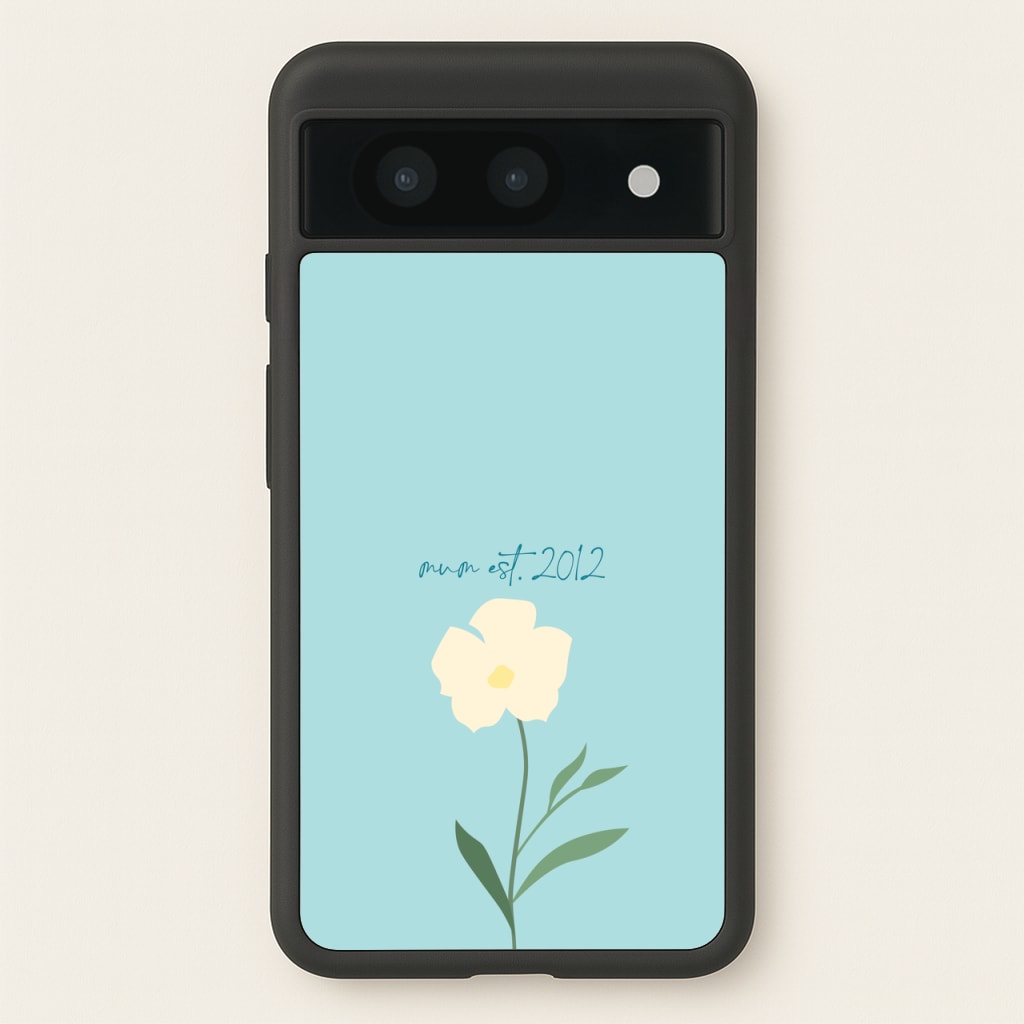 Baby Blue Mum Est - Mother's Day Phone Case for Google Pixel 8a