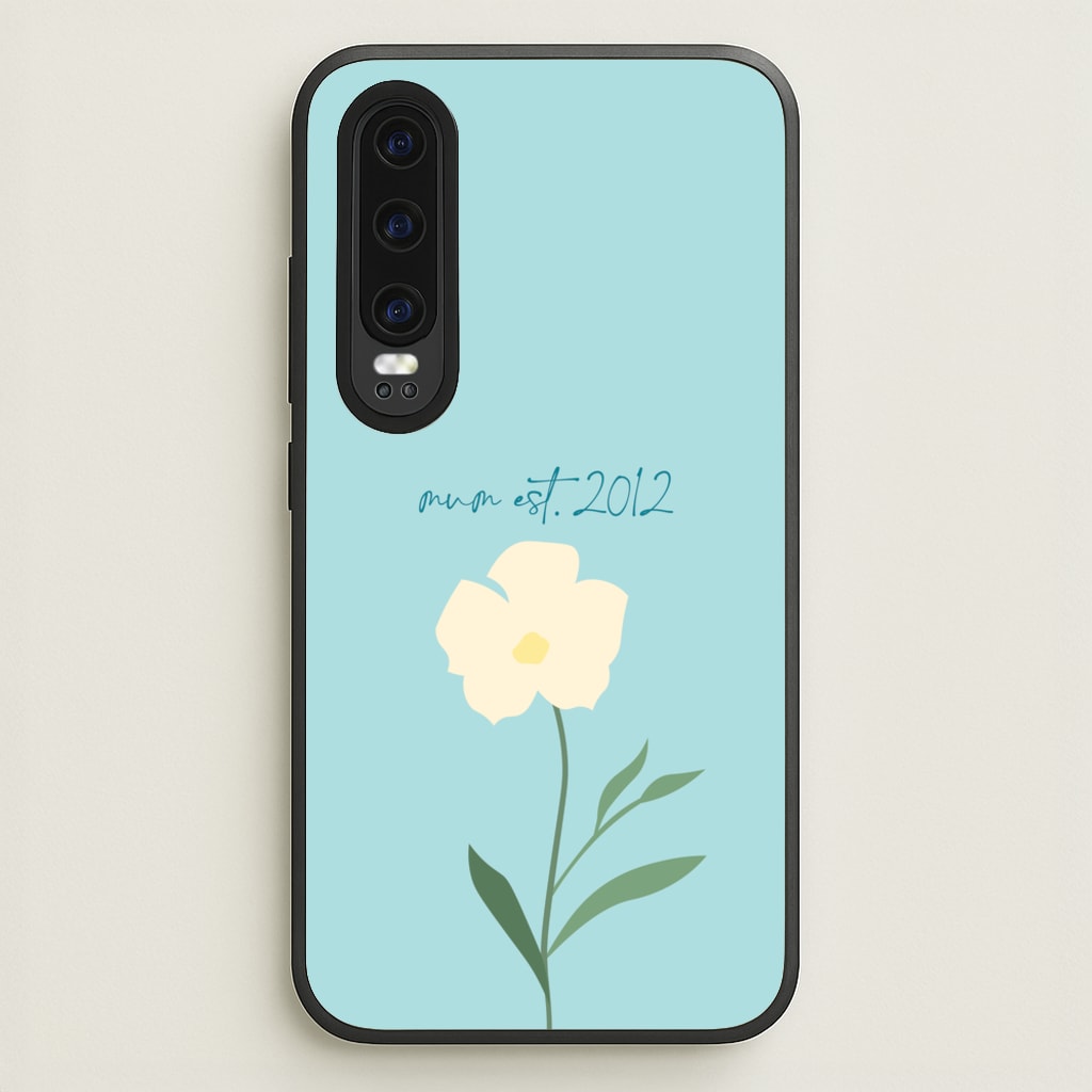 Baby Blue Mum Est - Mother's Day Phone Case for Huawei P30