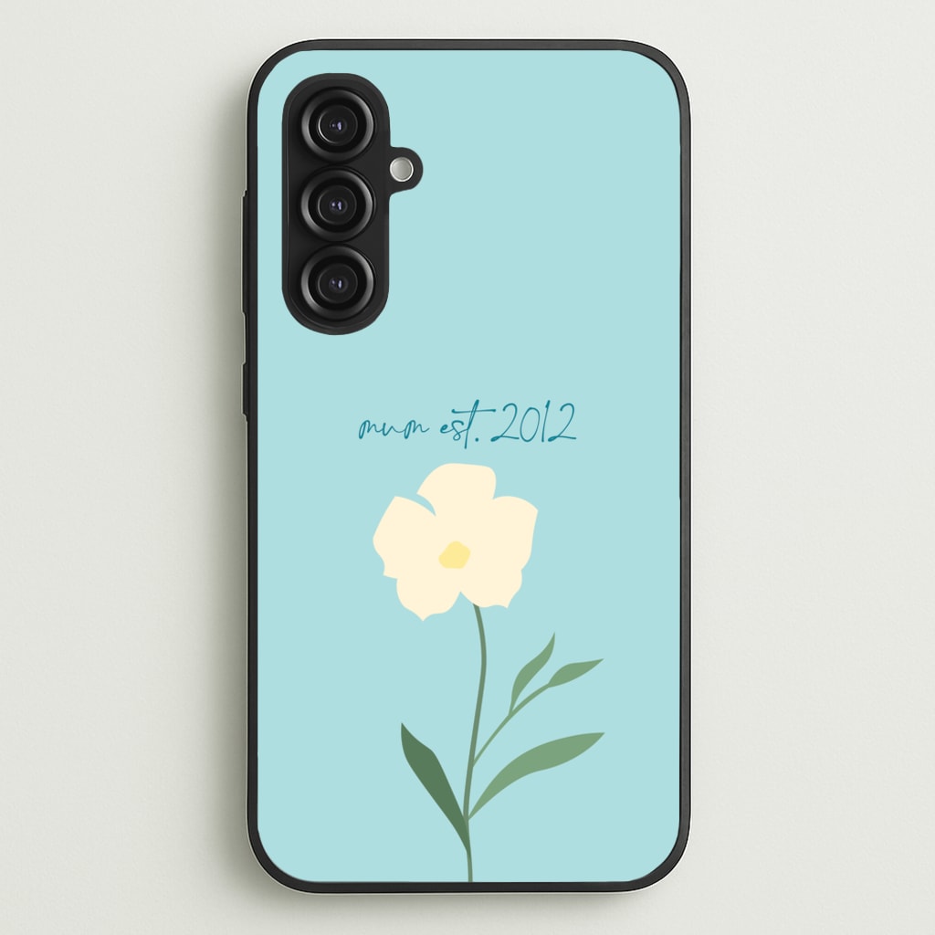 Baby Blue Mum Est - Mother's Day Phone Case for Galaxy S23FE