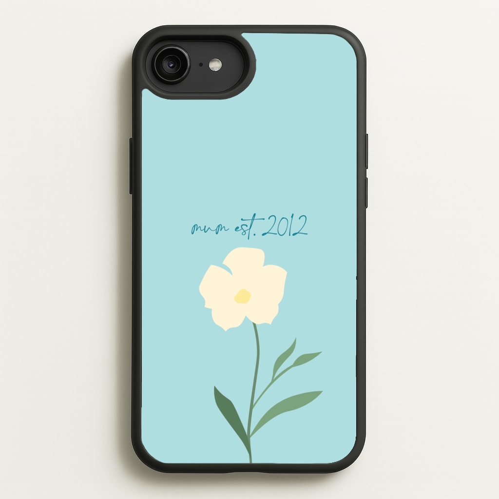 Baby Blue Mum Est - Mother's Day Phone Case for iPhone 6 Plus / 7 Plus / 8 Plus