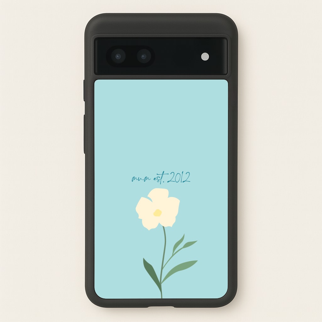 Baby Blue Mum Est - Mother's Day Phone Case for Google Pixel 7a
