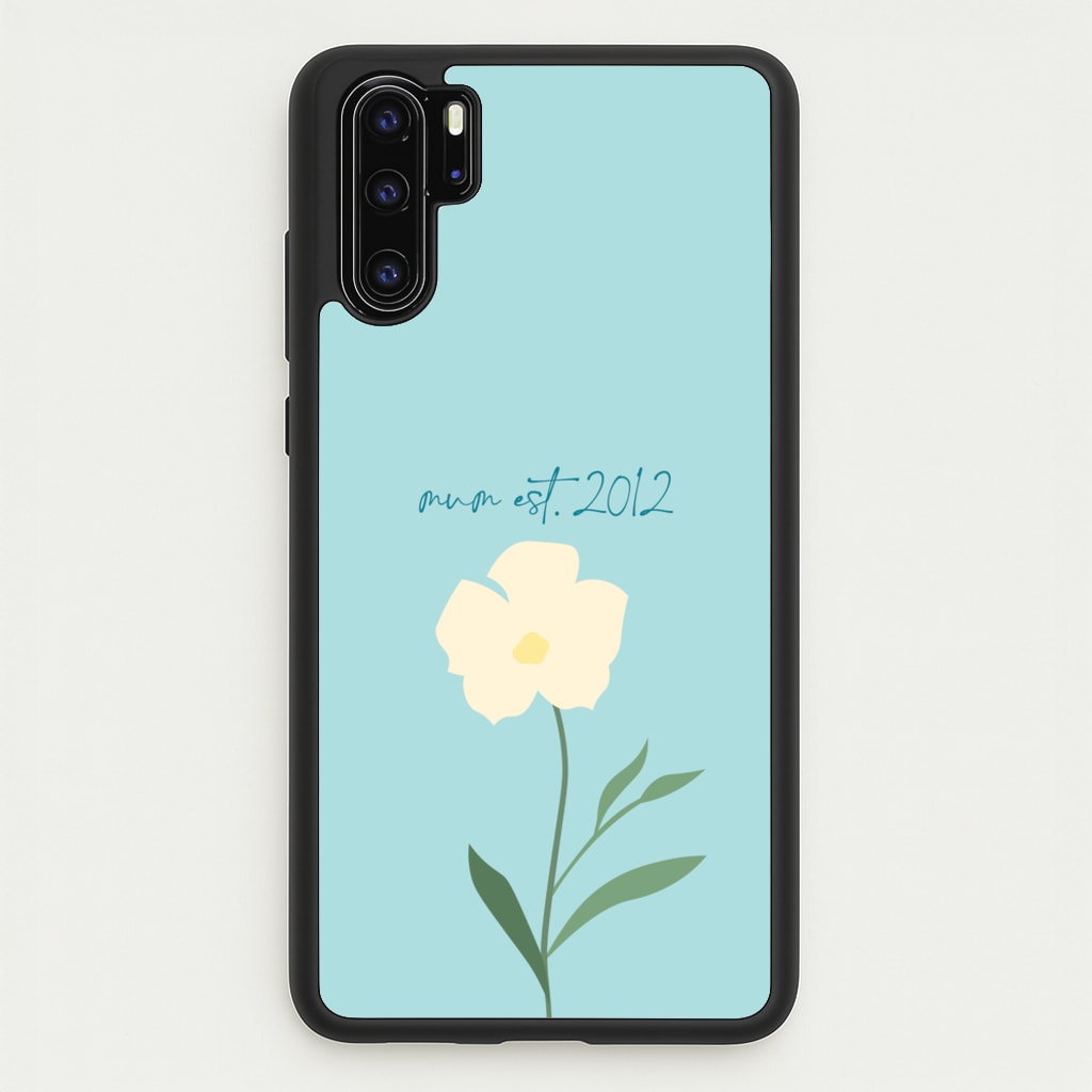 Baby Blue Mum Est - Mother's Day Phone Case for Huawei P30 Pro