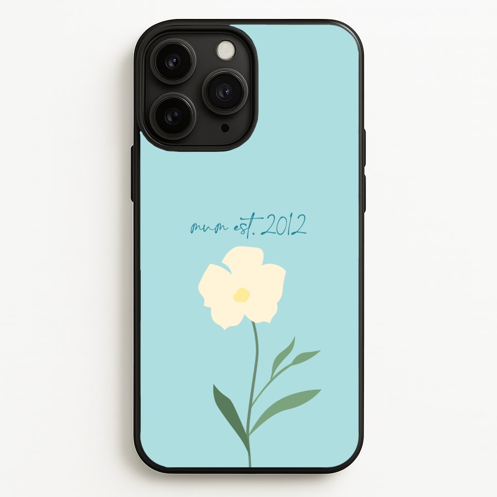 Baby Blue Mum Est - Mother's Day Phone Case for iPhone 11 Pro Max
