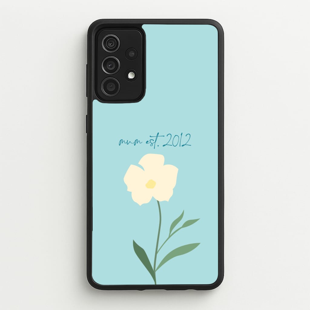 Baby Blue Mum Est - Mother's Day Phone Case for Galaxy A52 / A52s
