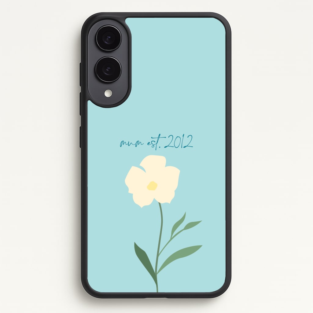 Baby Blue Mum Est - Mother's Day Phone Case for Galaxy S25 Edge