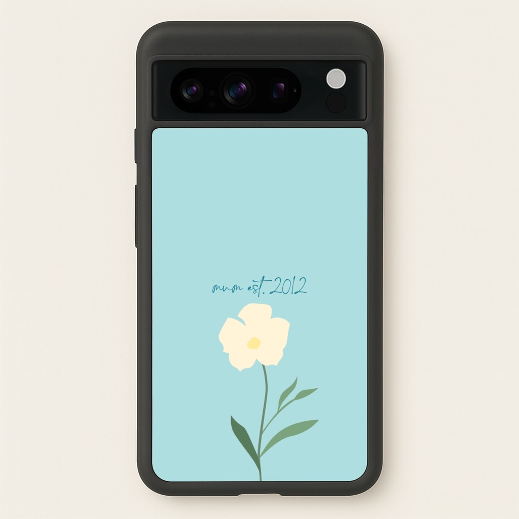 Baby Blue Mum Est - Mother's Day Phone Case for Google Pixel 8 Pro
