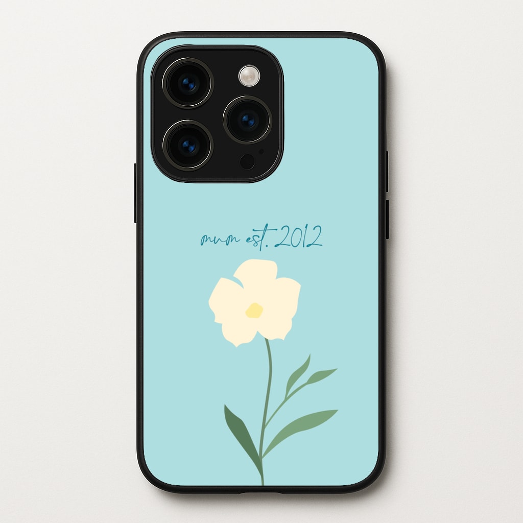 Baby Blue Mum Est - Mother's Day Phone Case for iPhone 15 Pro Max