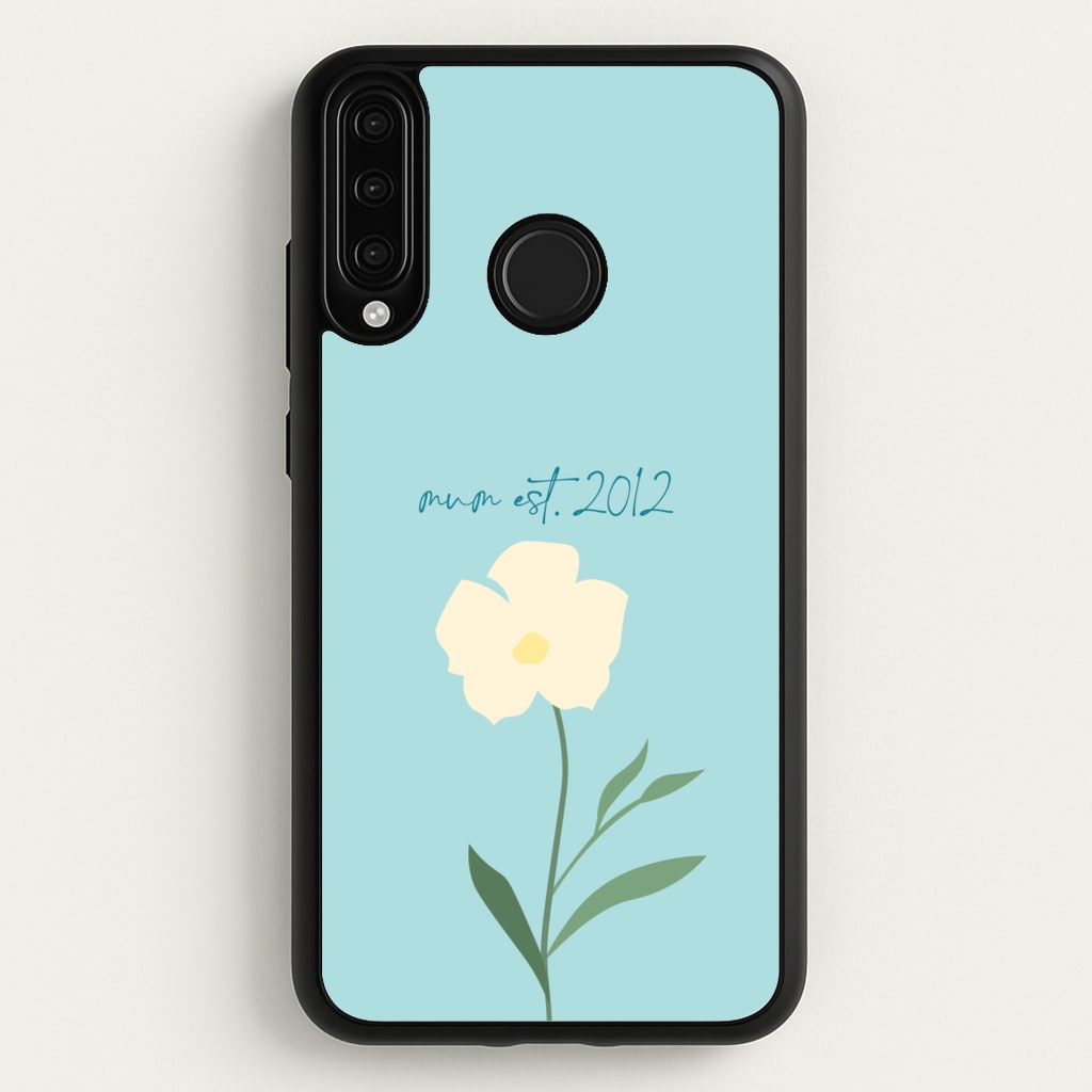 Baby Blue Mum Est - Mother's Day Phone Case for Huawei P30 Lite