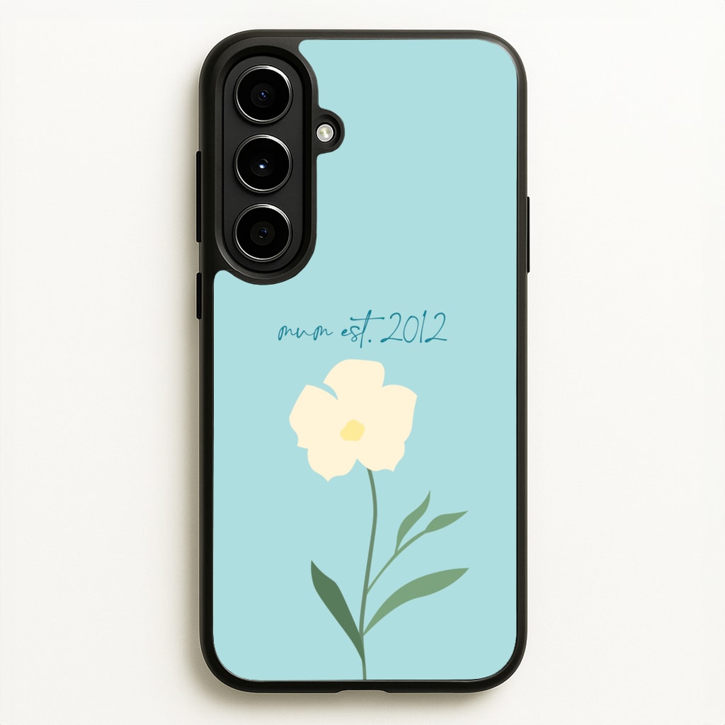Baby Blue Mum Est - Mother's Day Phone Case for Galaxy A56