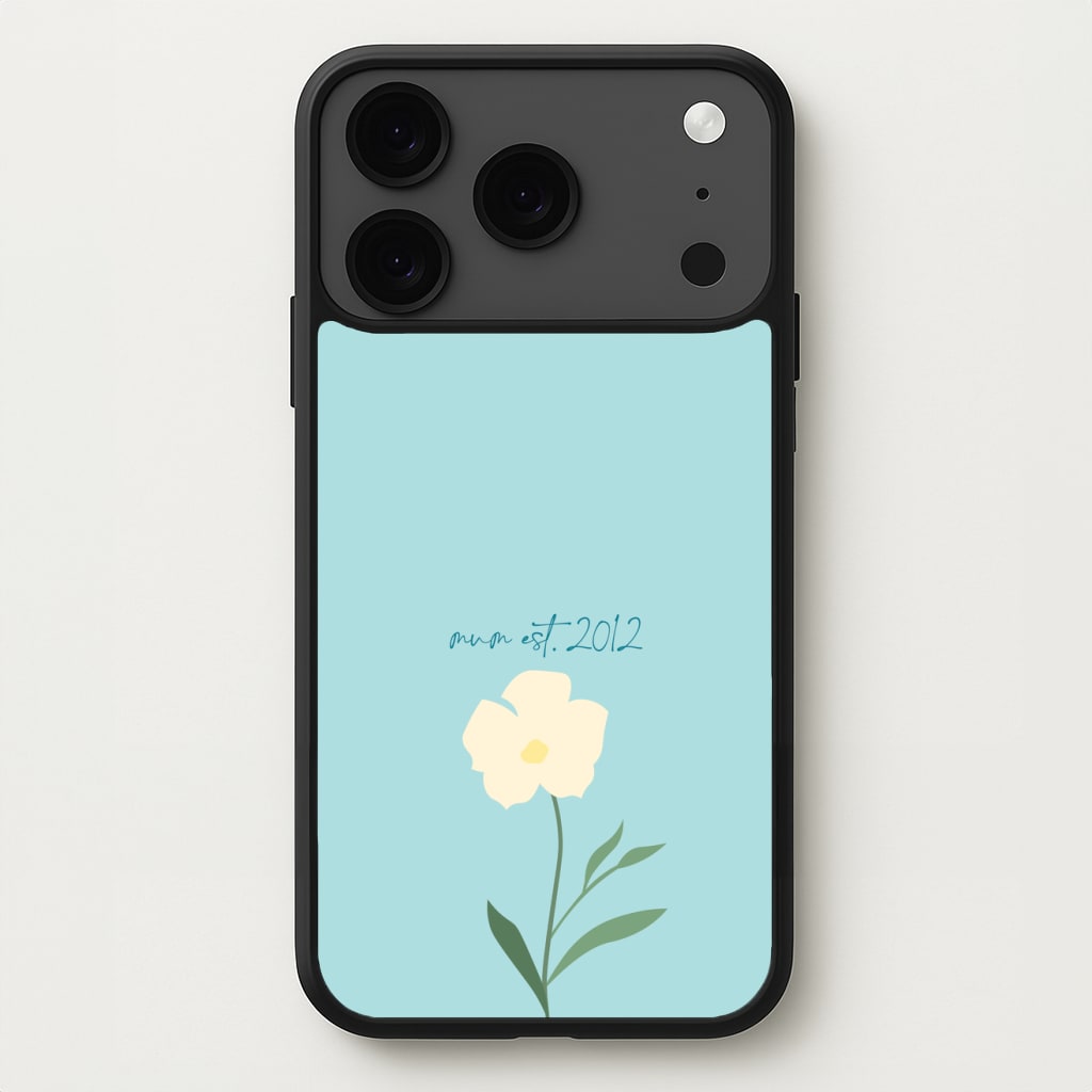 Baby Blue Mum Est Phone Case for iPhone 17 Pro Max