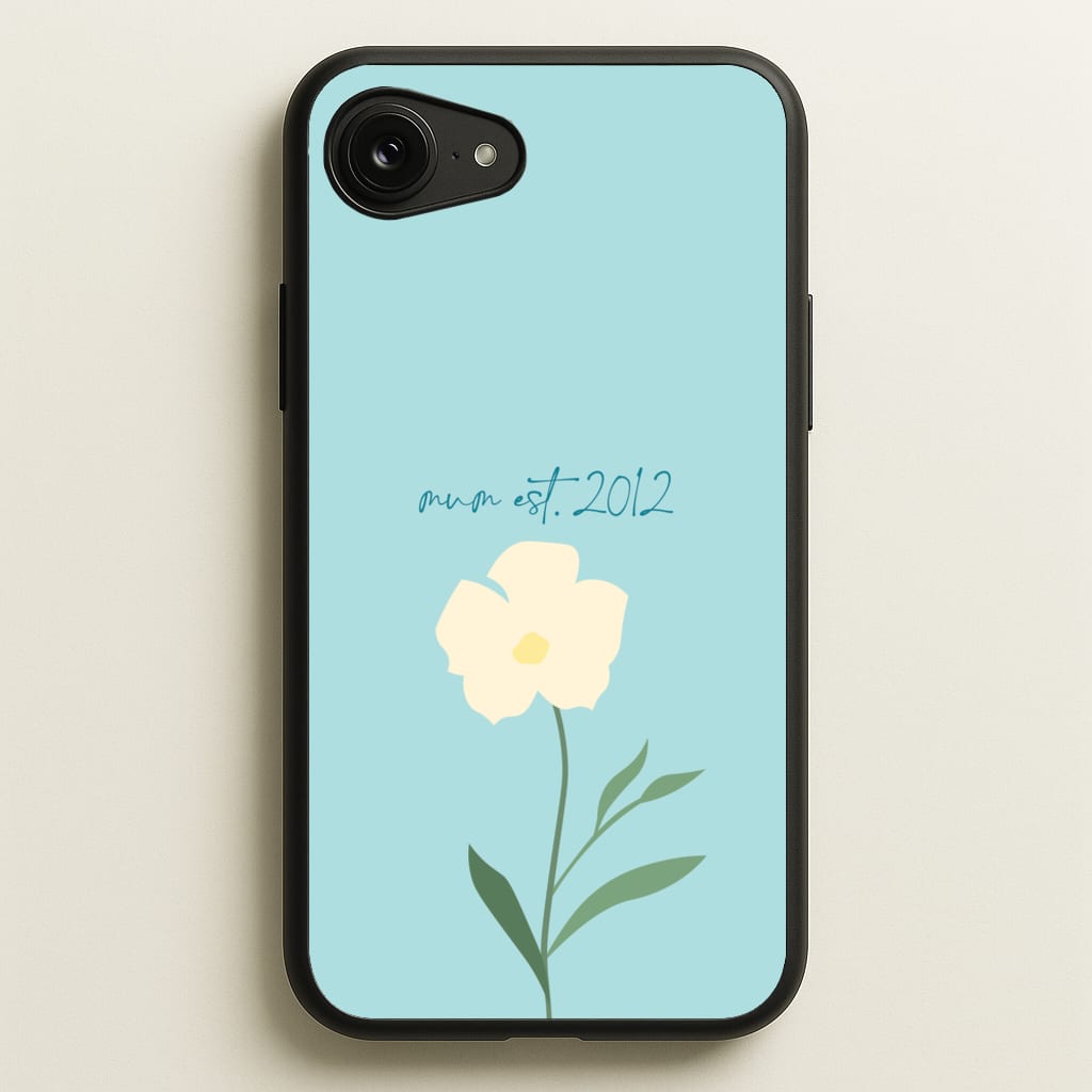 Baby Blue Mum Est - Mother's Day Phone Case for iPhone 16e