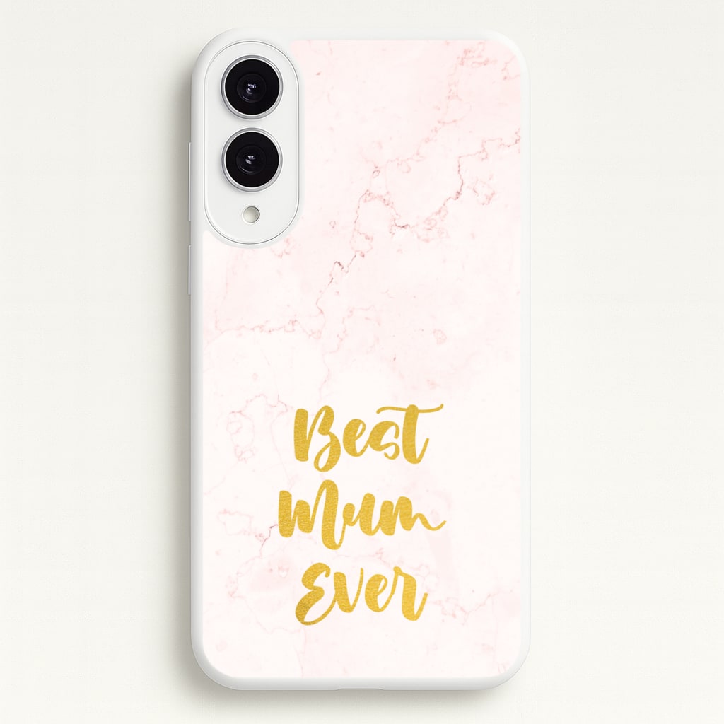 Golden Best Mum Ever - Mother's Day Phone Case for Galaxy S25 Edge