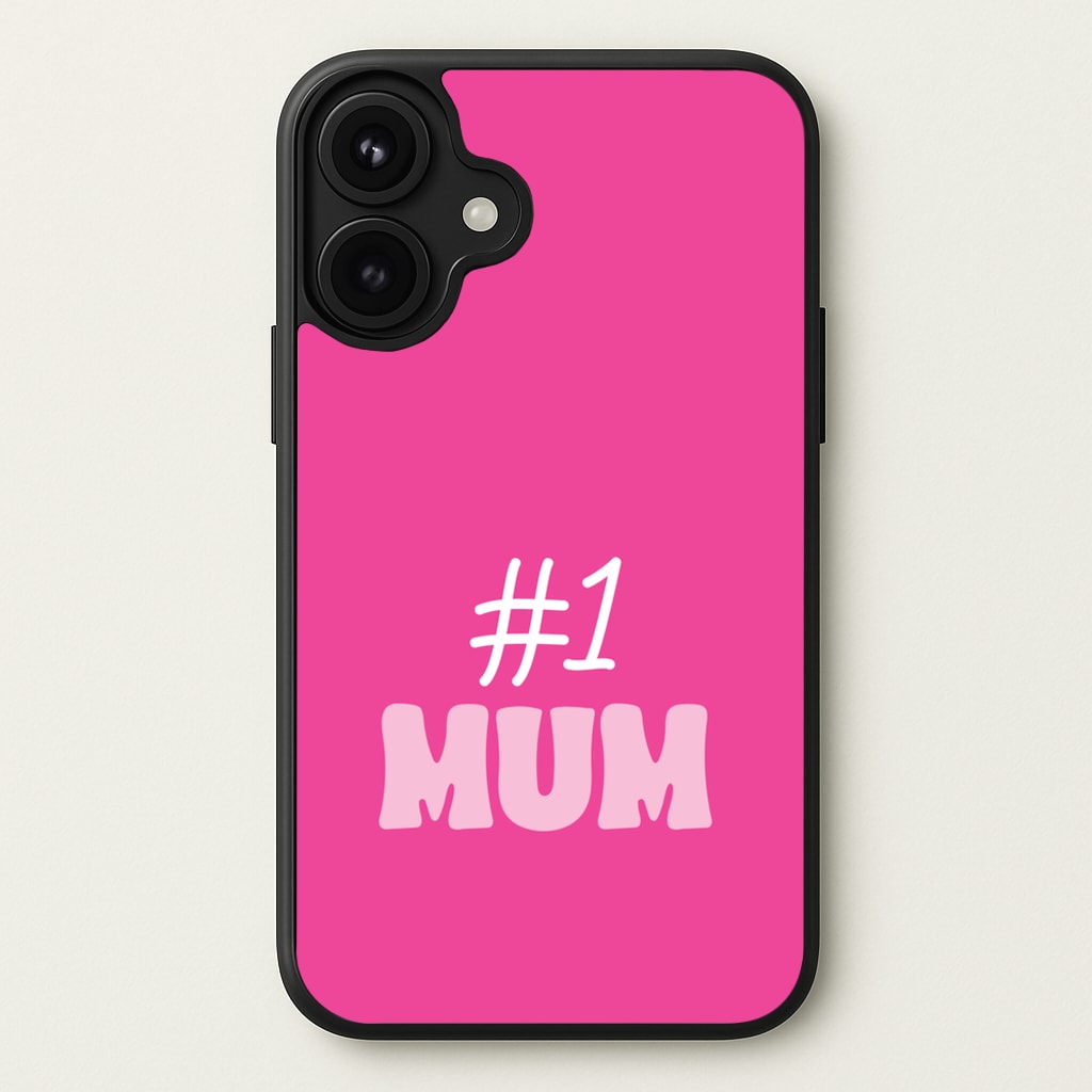 Number One Mum Phone Case for iPhone 17