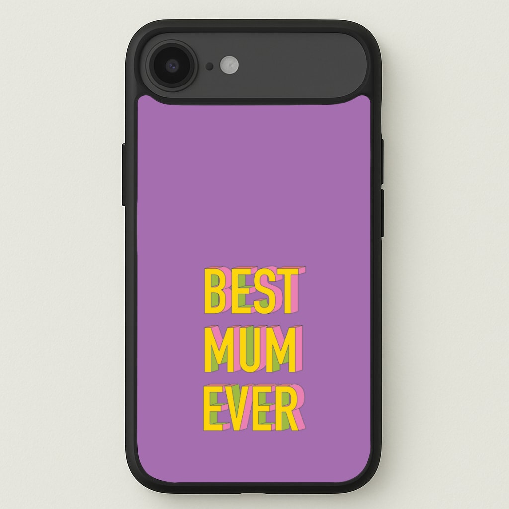 Geometric Best Mum Ever Phone Case for iPhone 17 Air