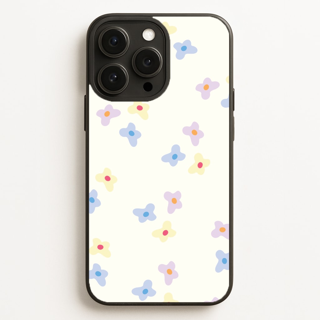 Pastel Flowers Pattern - Mother's Day Phone Case for iPhone 16 Pro Max