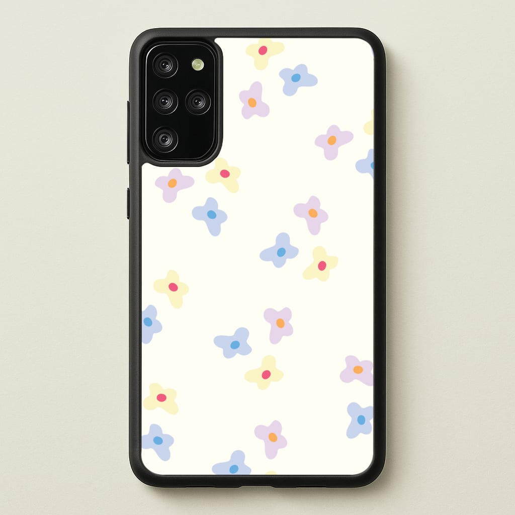 Pastel Flowers Pattern - Mother's Day Phone Case for Galaxy S20 Plus