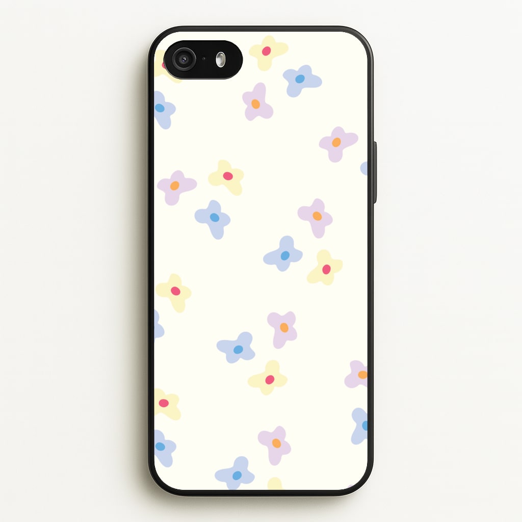 Pastel Flowers Pattern - Mother's Day Phone Case for iPhone 5 / 5s / SE 2016