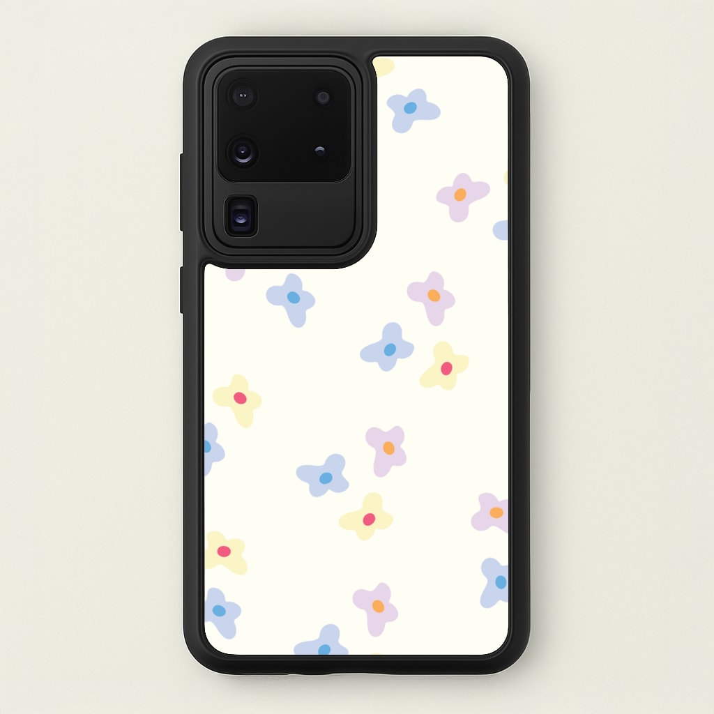 Pastel Flowers Pattern - Mother's Day Phone Case for Galaxy S20 Ultra
