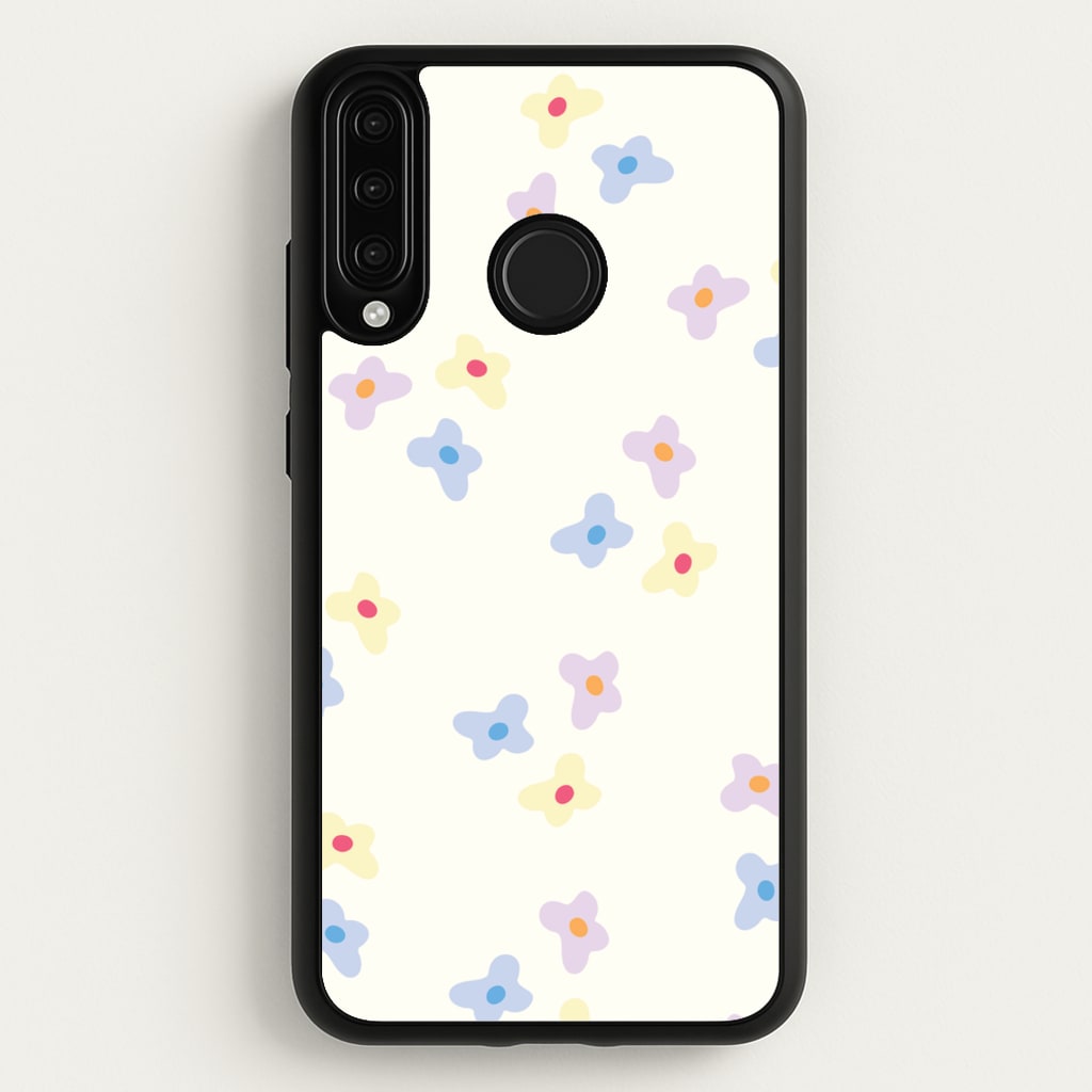 Pastel Flowers Pattern - Mother's Day Phone Case for Huawei P30 Lite
