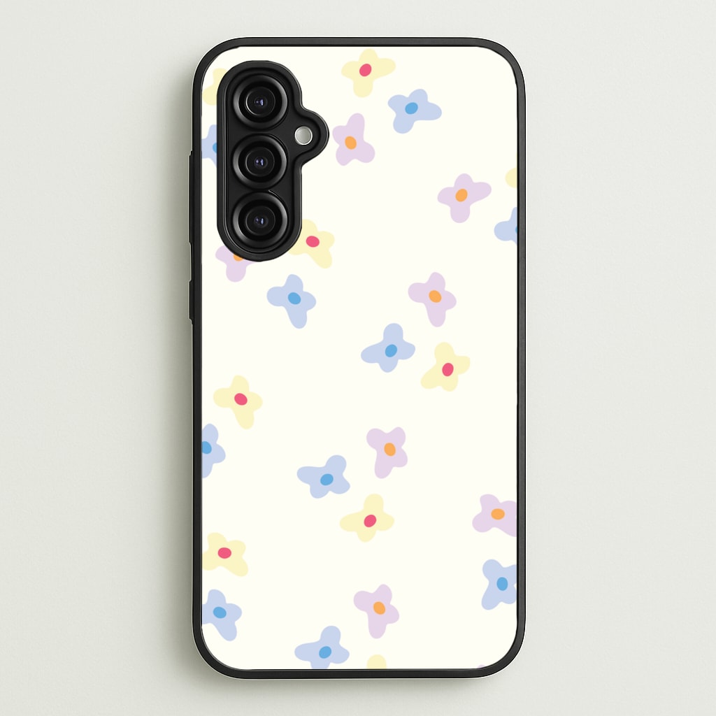 Pastel Flowers Pattern - Mother's Day Phone Case for Galaxy A14