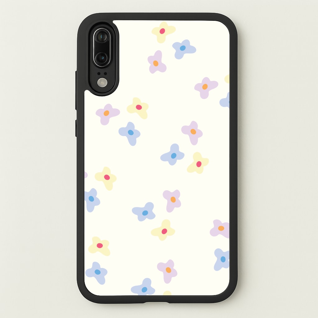 Pastel Flowers Pattern - Mother's Day Phone Case for Huawei P20