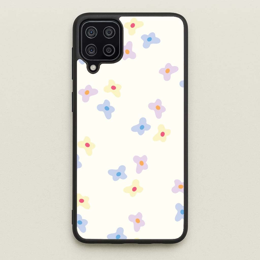 Pastel Flowers Pattern - Mother's Day Phone Case for Galaxy A12