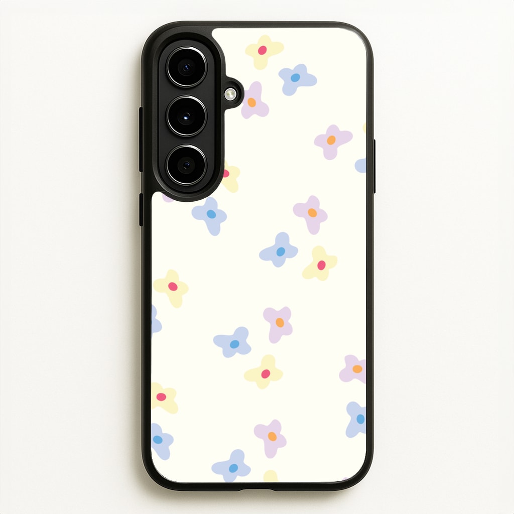 Pastel Flowers Pattern - Mother's Day Phone Case for Galaxy A56