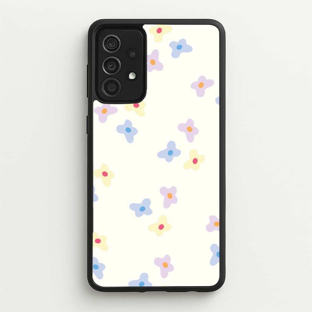 Pastel Flowers Pattern - Mother's Day Phone Case for Galaxy A52 / A52s