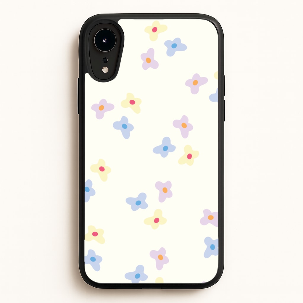 Pastel Flowers Pattern - Mother's Day Phone Case for iPhone XR