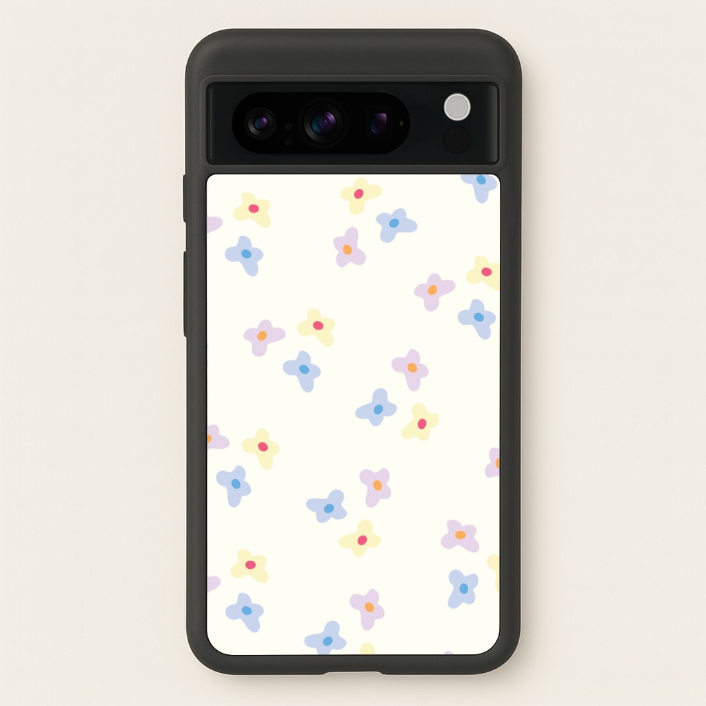 Pastel Flowers Pattern - Mother's Day Phone Case for Google Pixel 8 Pro
