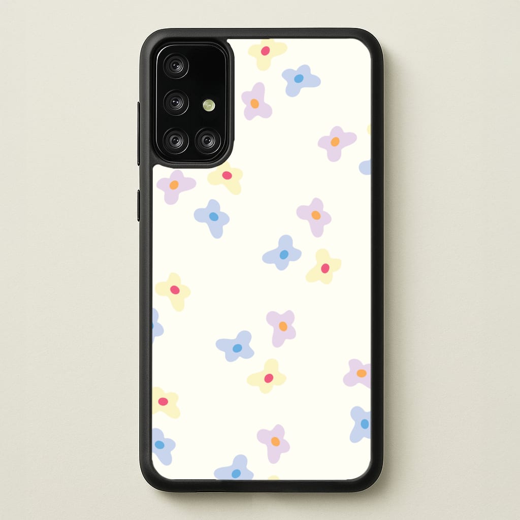 Pastel Flowers Pattern - Mother's Day Phone Case for Galaxy A71