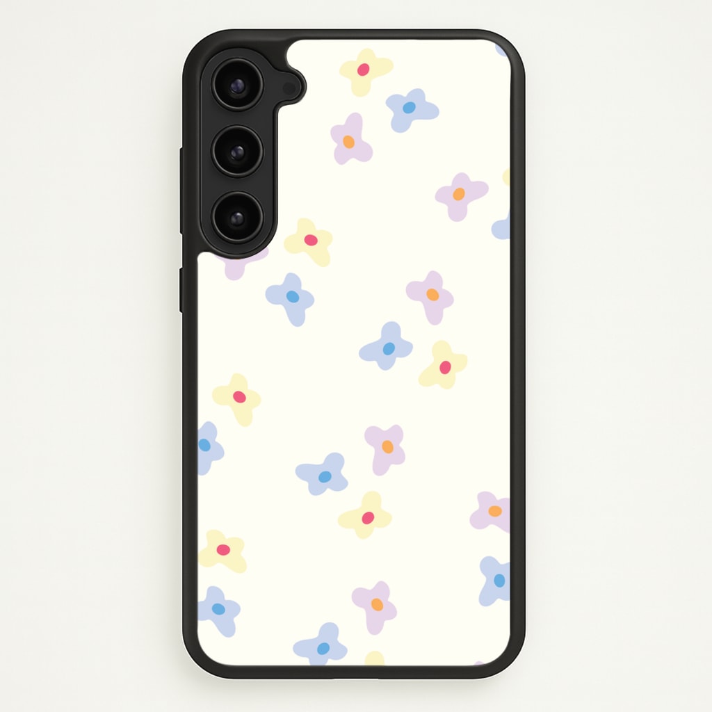 Pastel Flowers Pattern - Mother's Day Phone Case for Galaxy S23