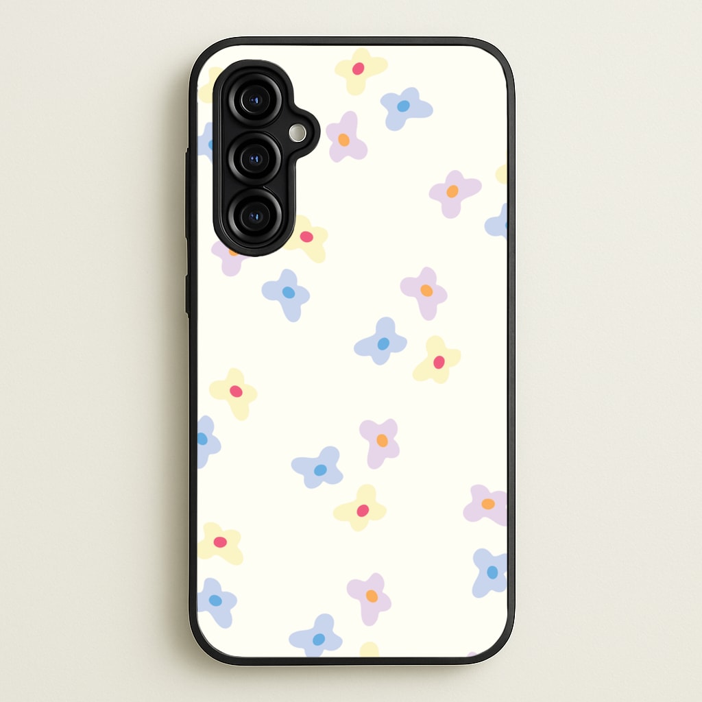Pastel Flowers Pattern - Mother's Day Phone Case for Galaxy A54