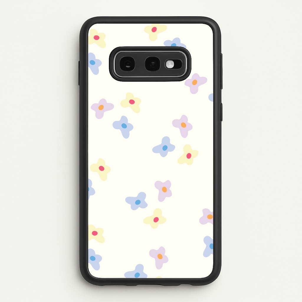 Pastel Flowers Pattern - Mother's Day Phone Case for Galaxy S10e